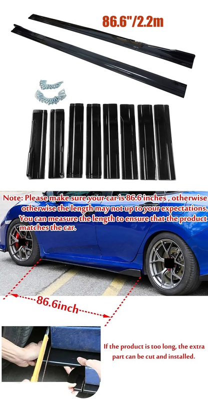 Side Skirt Audi Accessories S3 A3 Sline 2014-2019