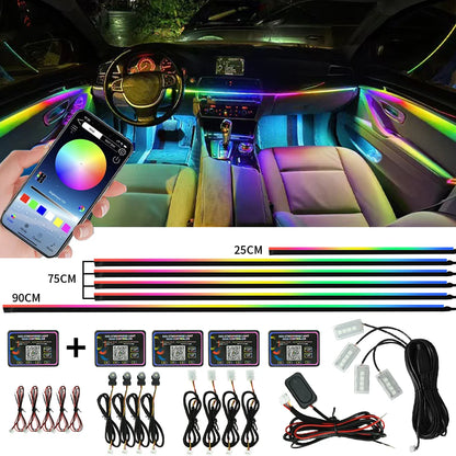 12V Car Starry Sky Ceiling Fibre Optic Light — App Bluetooth Control, Full Sky Panoramic