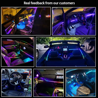 12V Car Starry Sky Ceiling Fibre Optic Light — App Bluetooth Control, Full Sky Panoramic