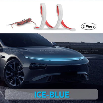 Universal LED Car Hood Ambient Light Strip — DRL Daytime Running Light 12V