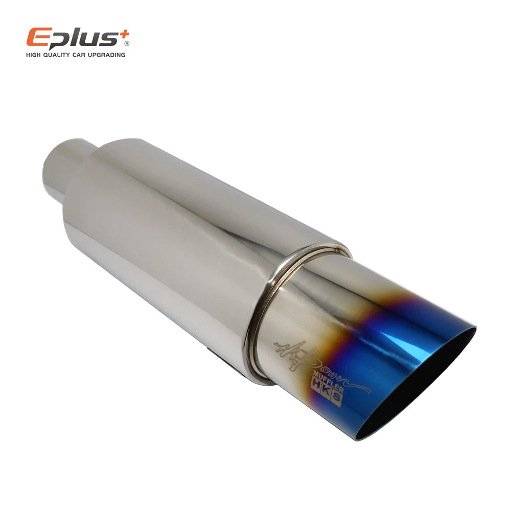 Universal Straight Drum Stainless Steel Muffler Tail Pipe