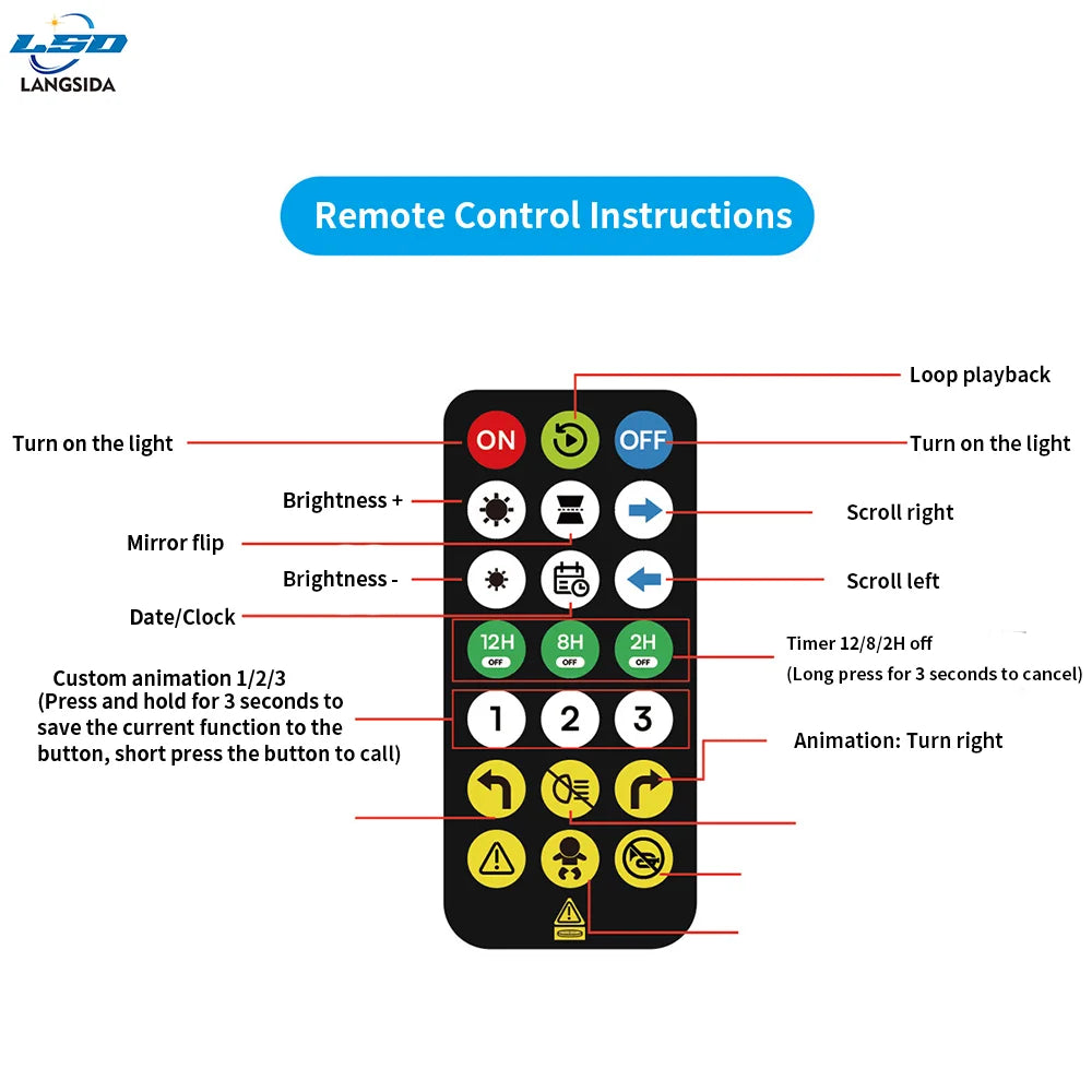 LED Flexible Screen, Soft Screen, Car Rear Window RGB