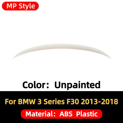 Spoiler Wing BMW 3 Series F30 F31 13-18 335i 328i 330i 340i 320d 330d M4 MP PSM Style