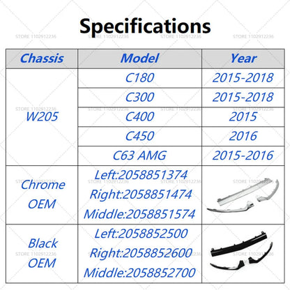 Mercedes-Benz Lip Lower Trim