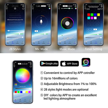 Car &amp; Motorcycle Underglow Neon RGB LED Atmosphere Light Strip — Customisable Flashing