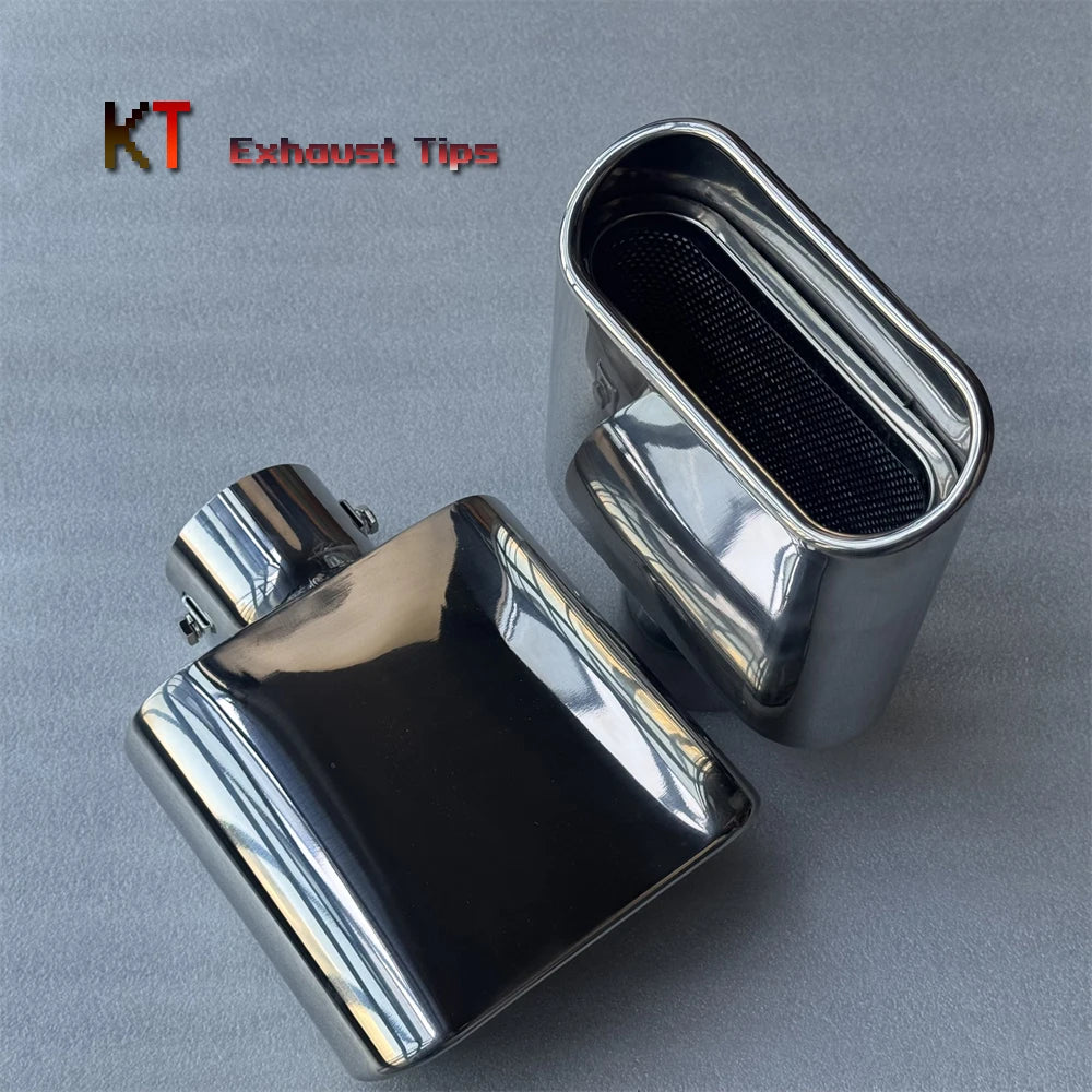Oval Exhaust Tip Stainless Steel Universal