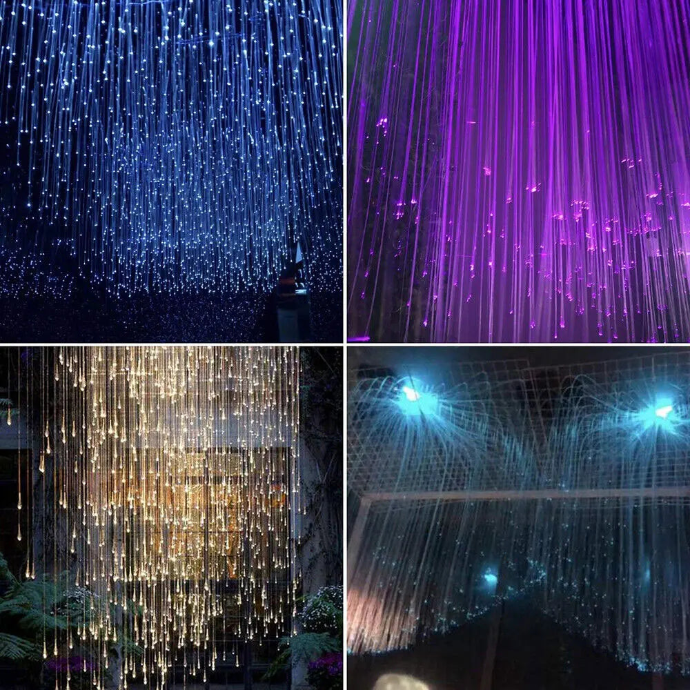 Car Starry Sky Fibre Optic Light — RGB 12W 8 Colour, Music &amp; Voice Control