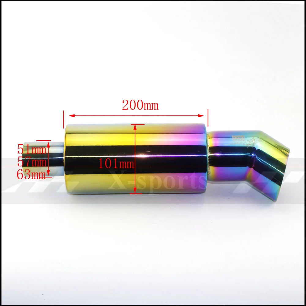 Exhaust Universal High Quality Motorcycle Muffler Tip Stainless Steel