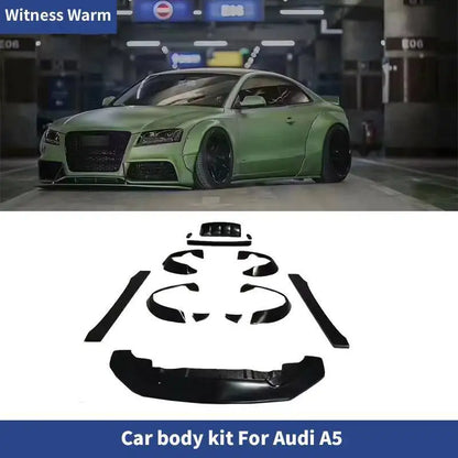 Audi A5 Carbon Fiber Side Skirts, Diffuser &amp; Wing