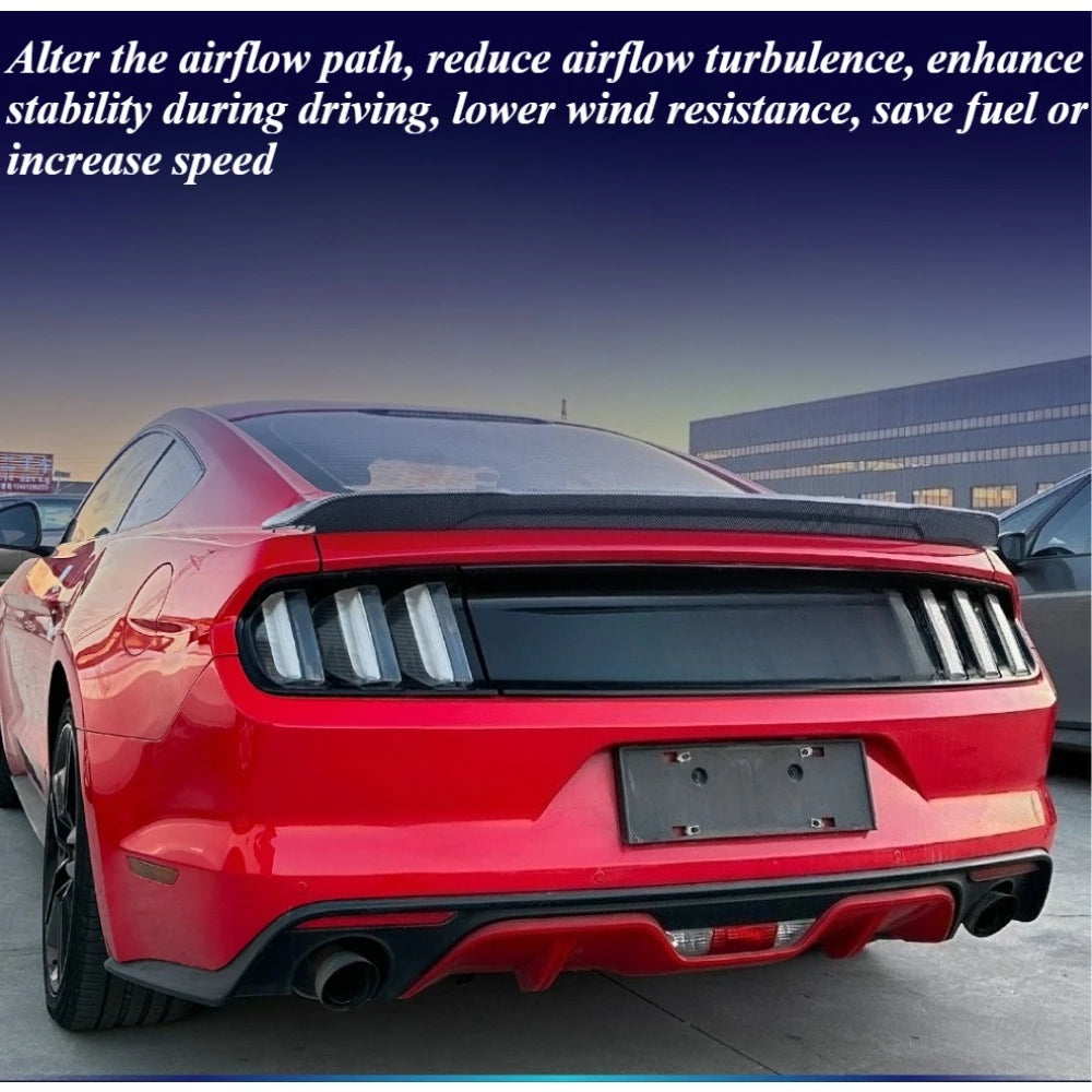 Ford Mustang MK6 2015-2022 Spoiler Carbon Fiber