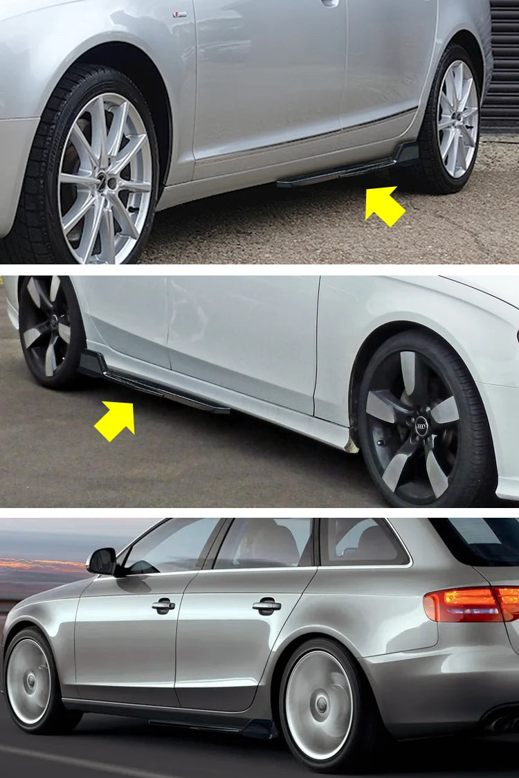 Side Skirt Audi Accessories for A3 S3 A4 B7 B8 RS3 A1 A5 Q5