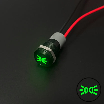 Waterproof Lamp 8/12/14MM 12V 24V Car Boat LED Indicator Light Instrument Warning Dashboard Turn Signal Pilot Lights Customized