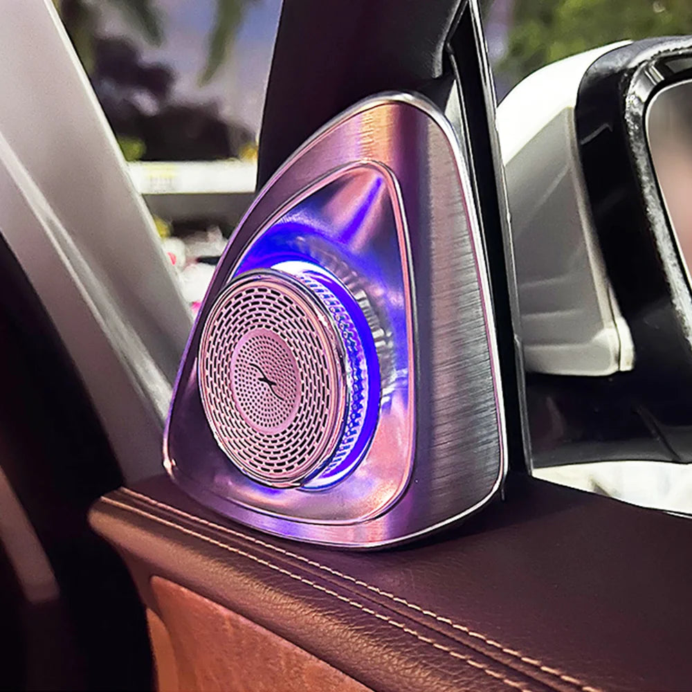 Mercedes-Benz 4D Rotating Tweeter Speaker — 64 Colour LED, W213 W205 X253 W222 W223 W206