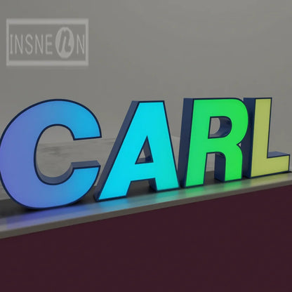 Custom RGB Metal LED Sign Wall Logo Luminous Letter Outdoor Company Store Light Signboard,Business 3D Acrylic Signage Decoration