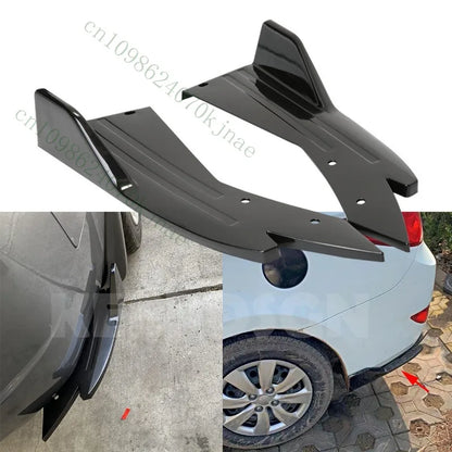 Mercedes-Benz CLS 63 AMG Gloss Black Rear Bumper Diffuser Splitter &amp; Side Skirts