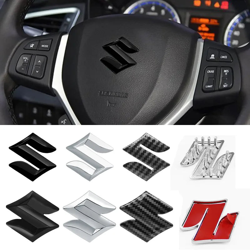 Suzuki Center Emblem Badge