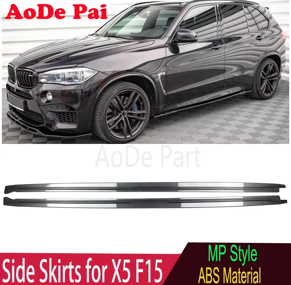 Carbon Fiber Side Skirts BMW X5 F15 X5M F85 X6 F16 X6M F86 Sport Edition Side 2014-2019 MP Style