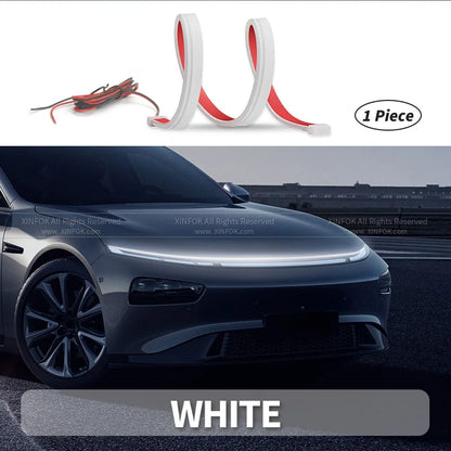 Universal LED Car Hood Ambient Light Strip — DRL Daytime Running Light 12V