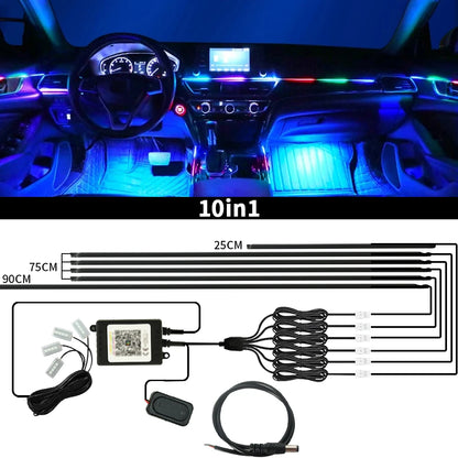 12V Car Starry Sky Ceiling Fibre Optic Light — App Bluetooth Control, Full Sky Panoramic