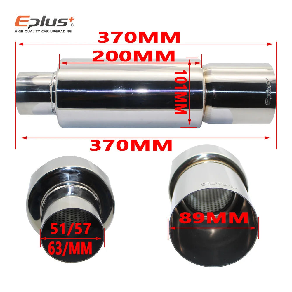 Exhaust pipe muffler Tail Pipe Universal Stainless Steel