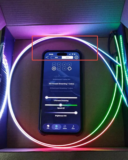 14 / 18-in-1 RGB Acrylic Car Ambient Light Kit — 64 / 213 Colour Symphony Streamer, App Control