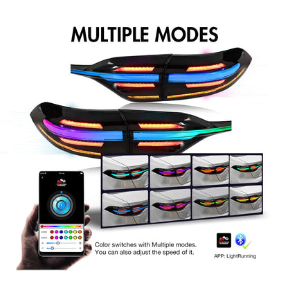 Toyota Corolla 2020–2024 RGB LED Tail Light Assembly — Sequential, Pair