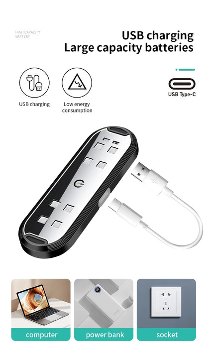Car LED Door Puddle Lights — RGB Wireless USB Welcome Projector Ambient Lamp (2 Pack)